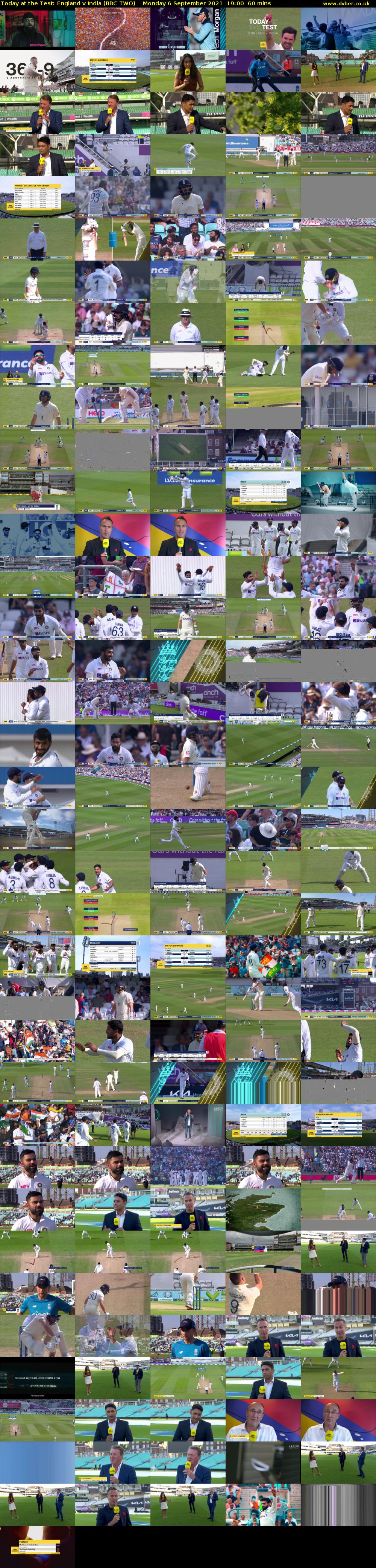Today at the Test: England v India (BBC TWO) Monday 6 September 2021 19:00 - 20:00