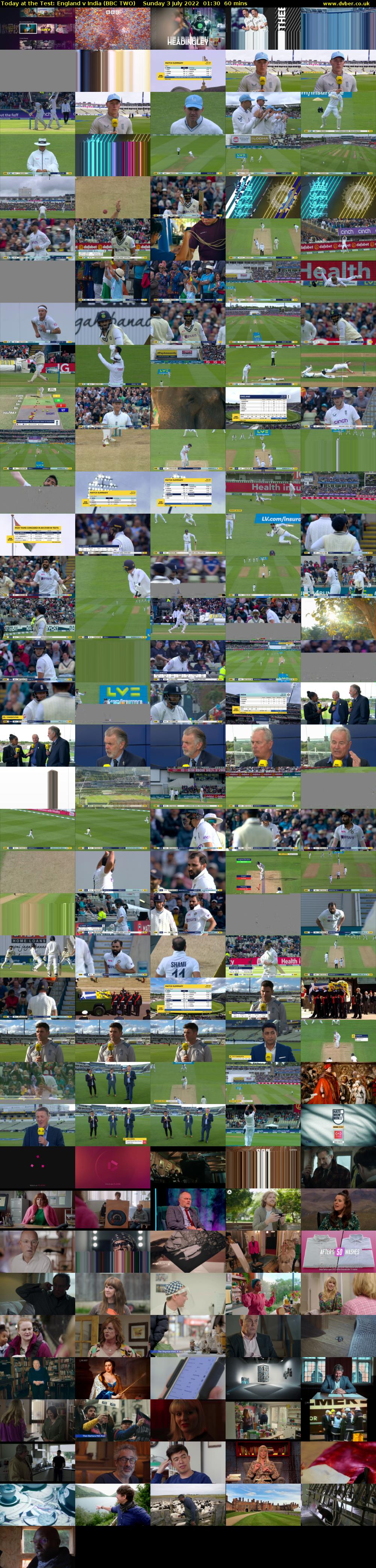 Today at the Test: England v India (BBC TWO) Sunday 3 July 2022 01:30 - 02:30