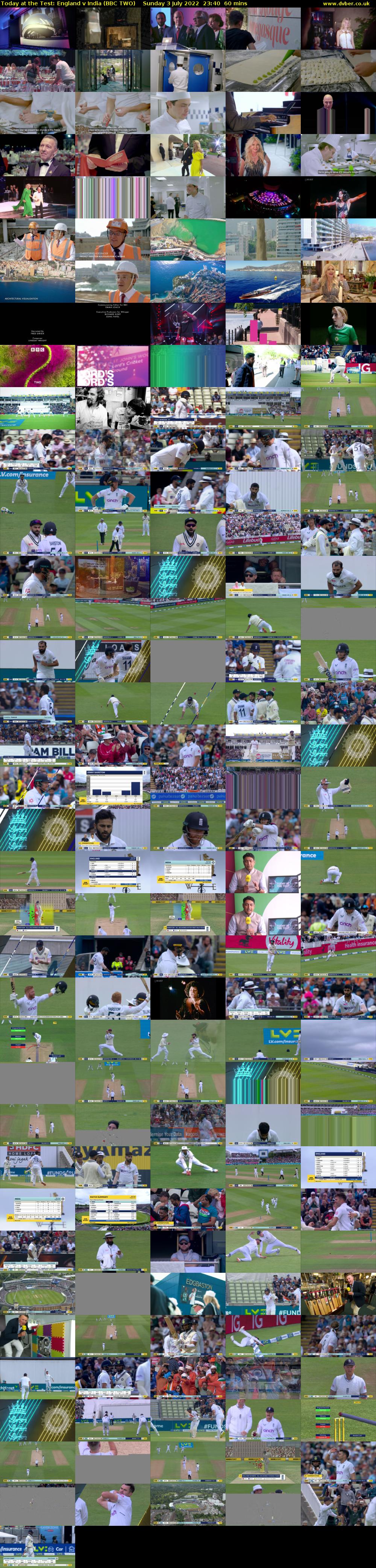 Today at the Test: England v India (BBC TWO) Sunday 3 July 2022 23:40 - 00:40