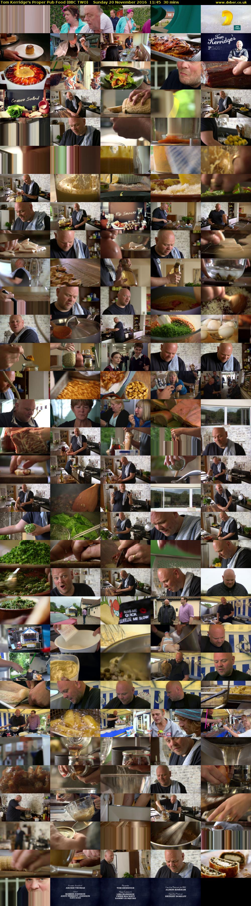 Tom Kerridge's Proper Pub Food (BBC TWO) Sunday 20 November 2016 11:45 - 12:15