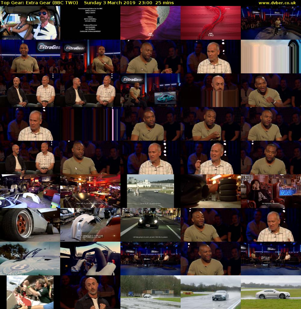 Top Gear: Extra Gear (BBC TWO) Sunday 3 March 2019 23:00 - 23:25