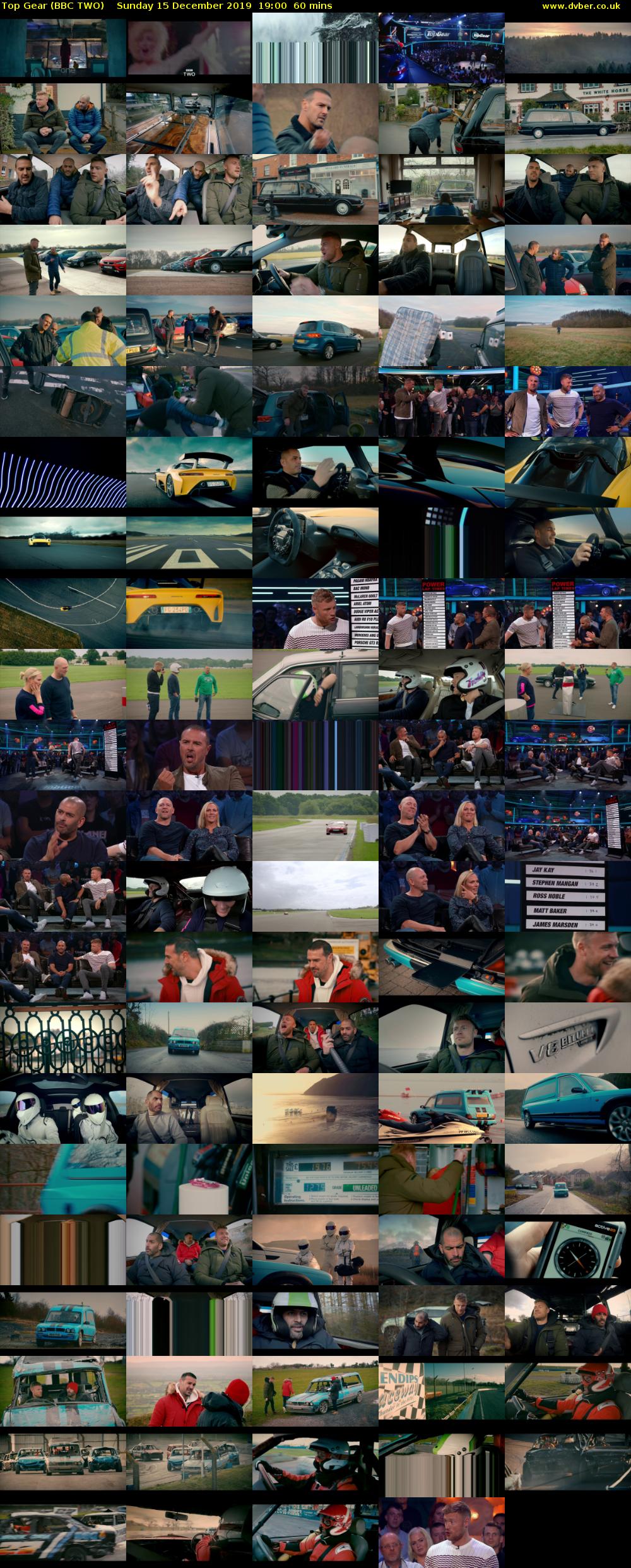Top Gear (BBC TWO) Sunday 15 December 2019 19:00 - 20:00