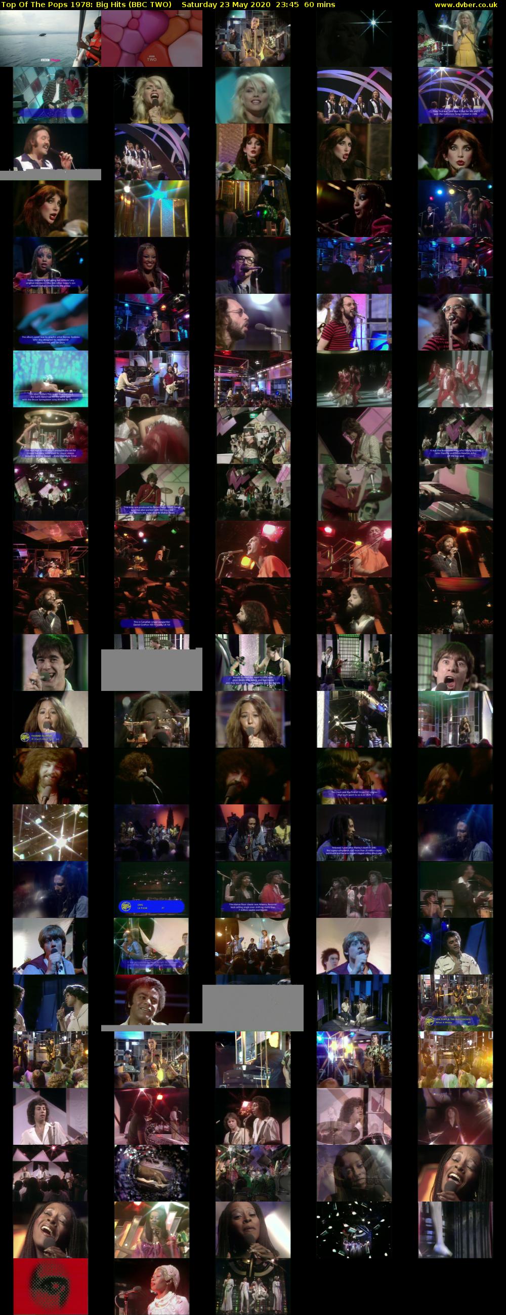 Top Of The Pops 1978: Big Hits (BBC TWO) Saturday 23 May 2020 23:45 - 00:45