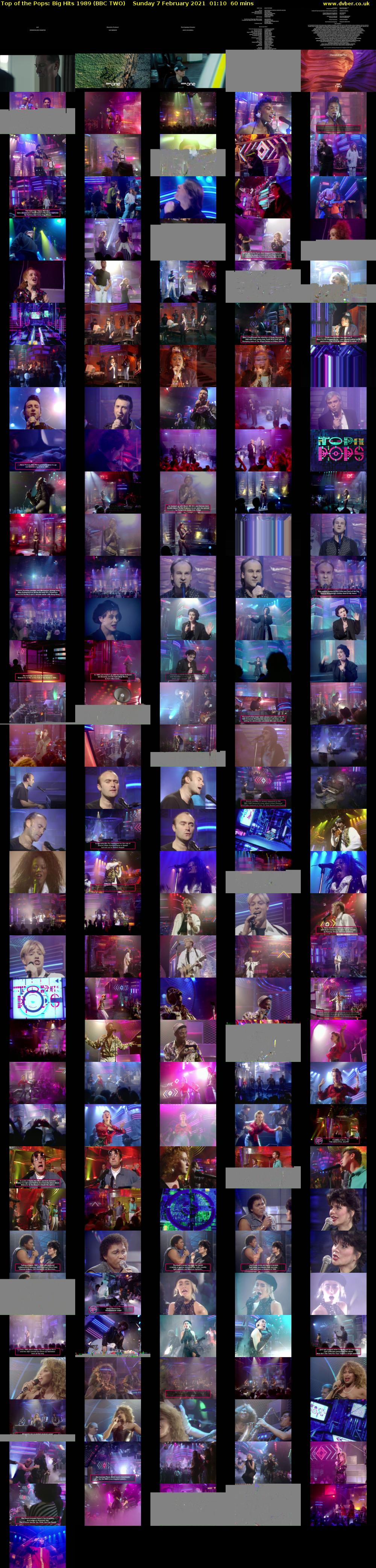 Top of the Pops: Big Hits 1989 (BBC TWO) Sunday 7 February 2021 01:10 - 02:10