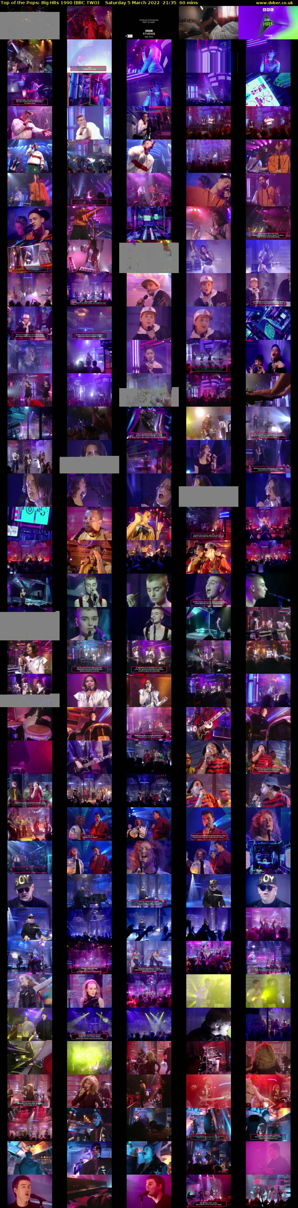 Top of the Pops: Big Hits 1990 (BBC TWO) Saturday 5 March 2022 21:35 - 22:35