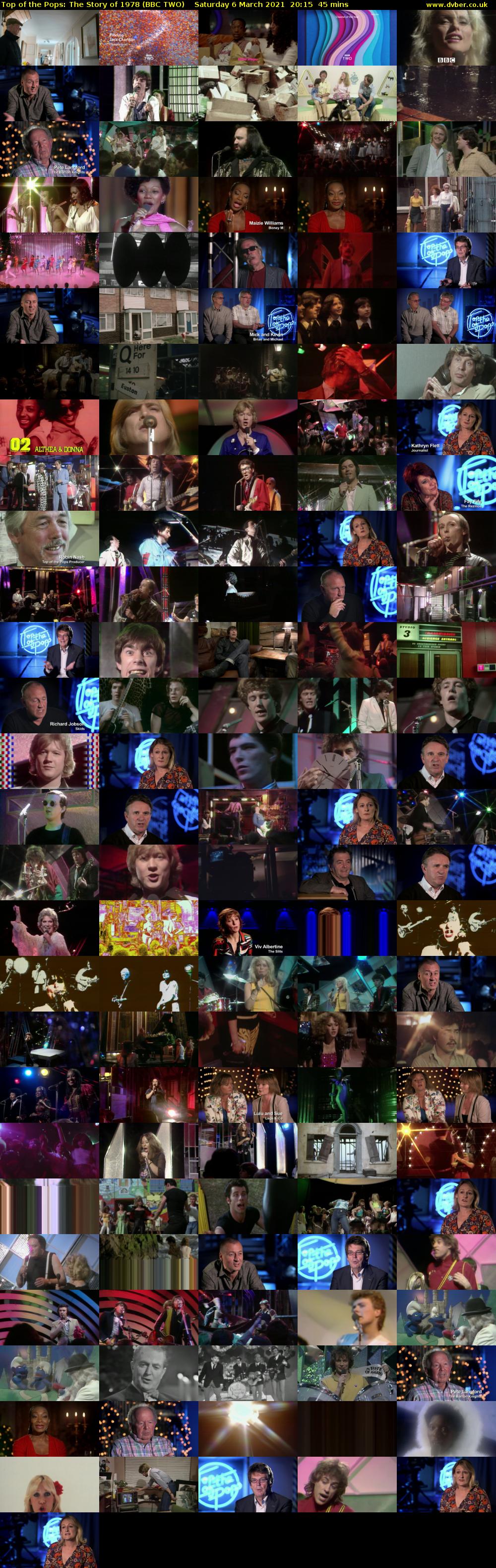 Top of the Pops: The Story of 1978 (BBC TWO) Saturday 6 March 2021 20:15 - 21:00