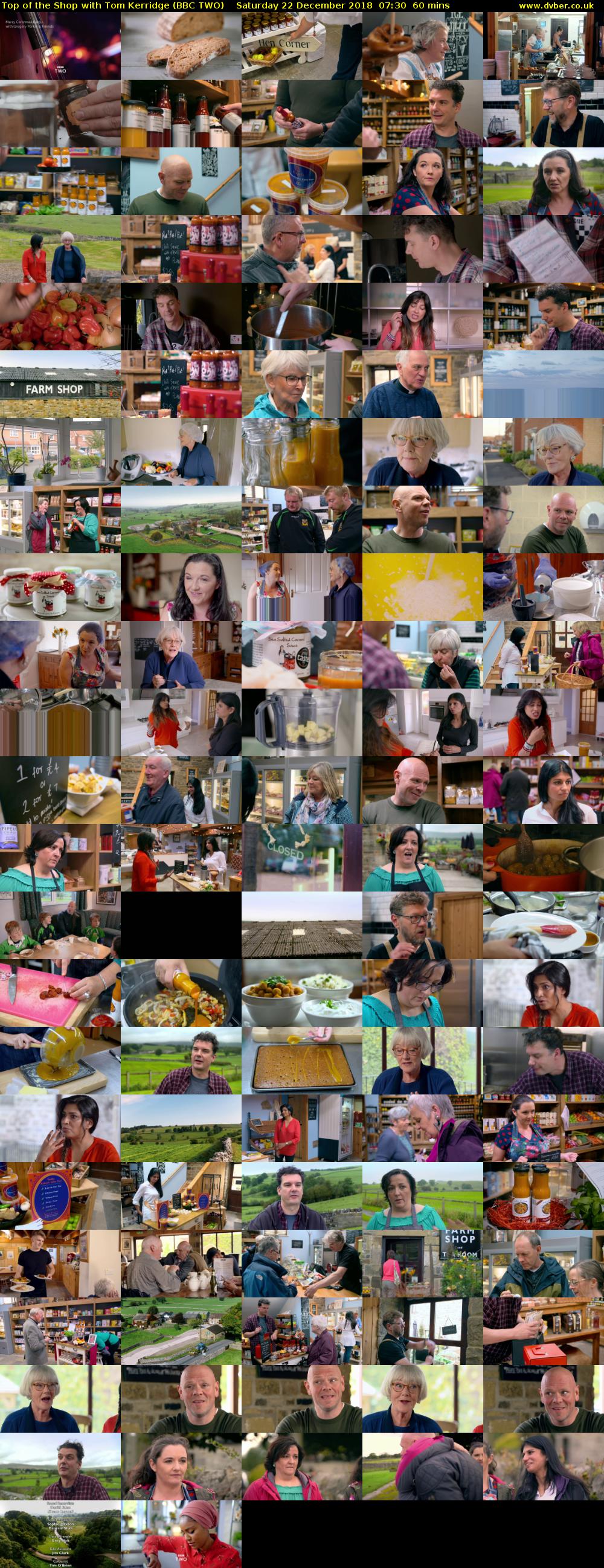 Top of the Shop with Tom Kerridge (BBC TWO) Saturday 22 December 2018 07:30 - 08:30