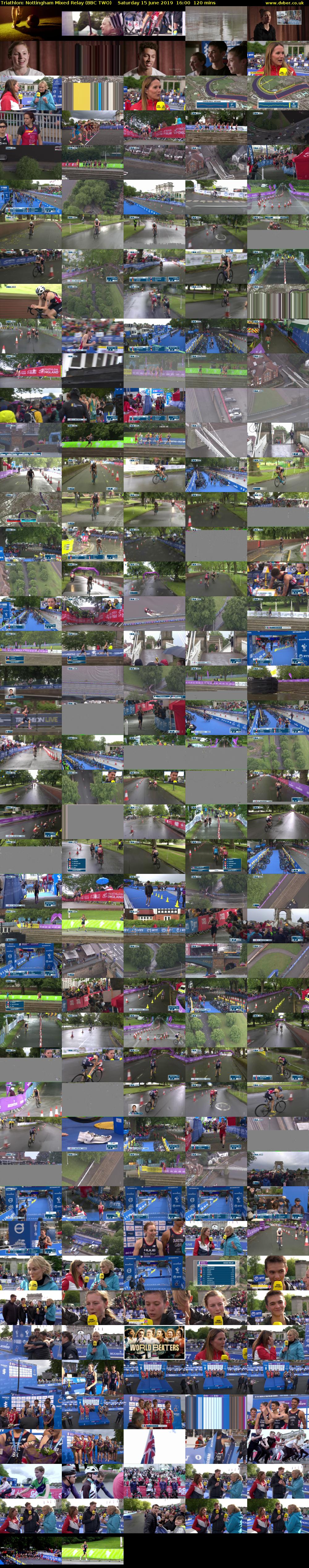 Triathlon: Nottingham Mixed Relay (BBC TWO) Saturday 15 June 2019 16:00 - 18:00
