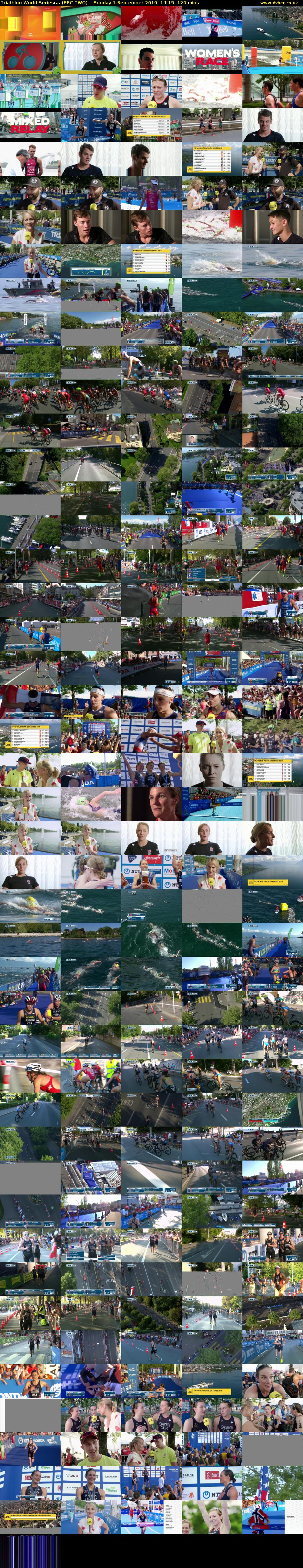 Triathlon World Series:... (BBC TWO) Sunday 1 September 2019 14:15 - 16:15