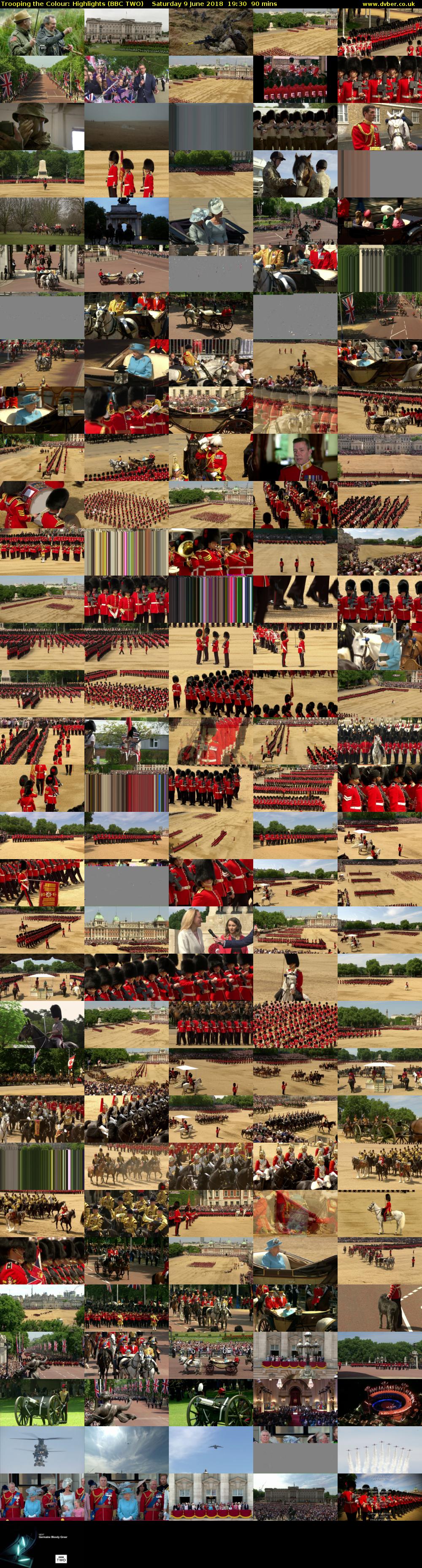 Trooping the Colour: Highlights (BBC TWO) Saturday 9 June 2018 19:30 - 21:00