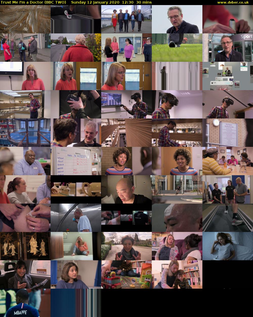 Trust Me I'm a Doctor (BBC TWO) Sunday 12 January 2020 12:30 - 13:00