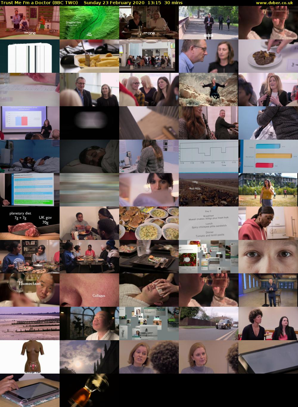 Trust Me I'm a Doctor (BBC TWO) Sunday 23 February 2020 13:15 - 13:45