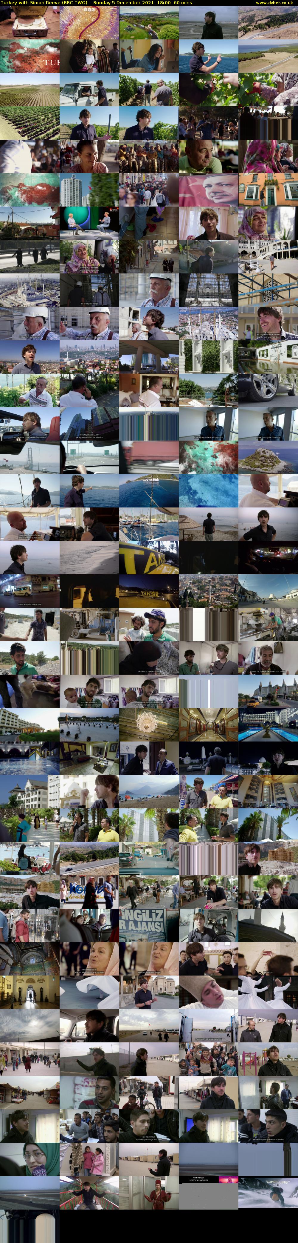 Turkey with Simon Reeve (BBC TWO) Sunday 5 December 2021 18:00 - 19:00