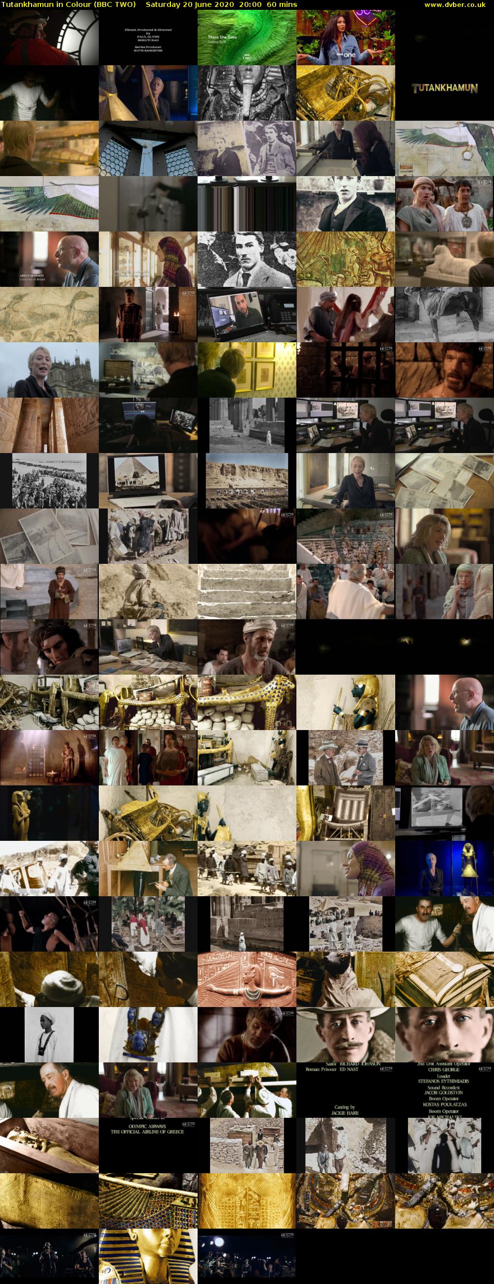 Tutankhamun in Colour (BBC TWO) Saturday 20 June 2020 20:00 - 21:00