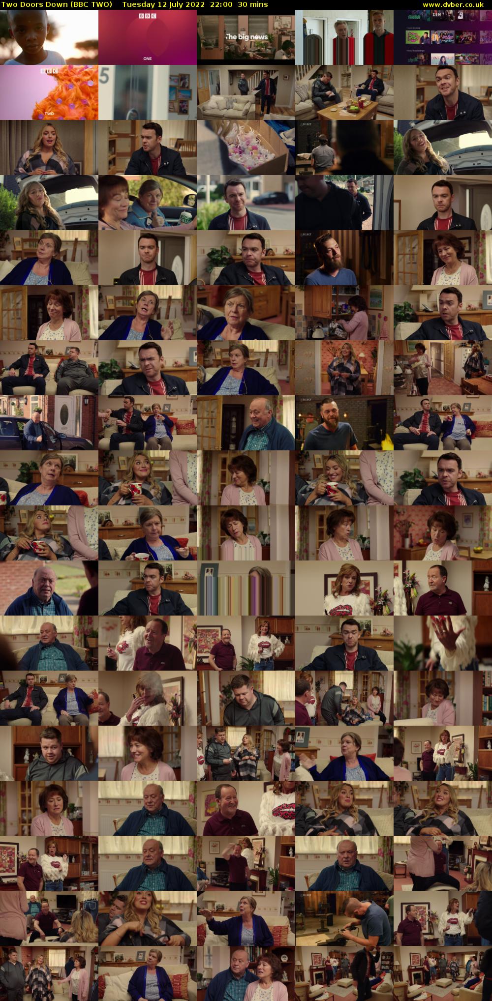 Two Doors Down (BBC TWO) Tuesday 12 July 2022 22:00 - 22:30