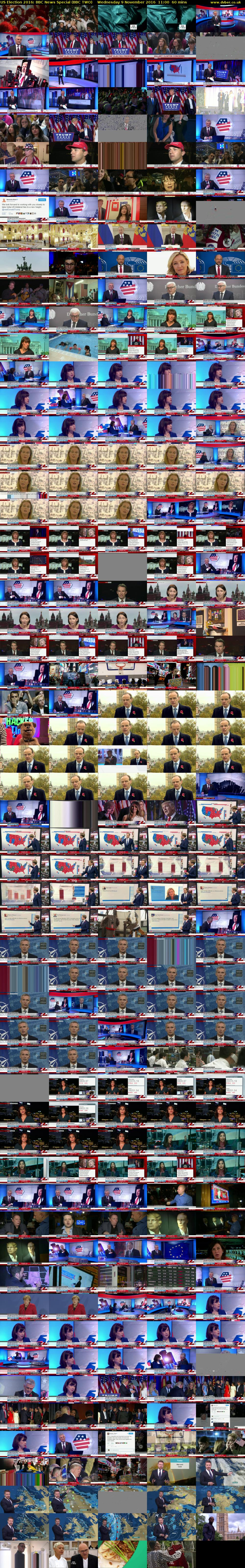 US Election 2016: BBC News Special (BBC TWO) Wednesday 9 November 2016 11:00 - 12:00