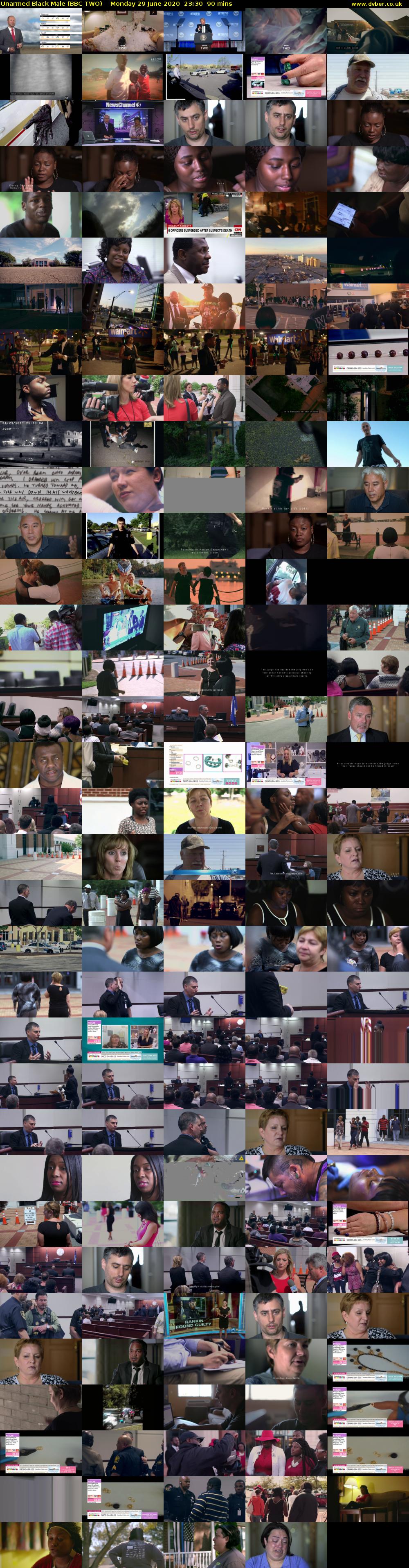 Unarmed Black Male (BBC TWO) Monday 29 June 2020 23:30 - 01:00