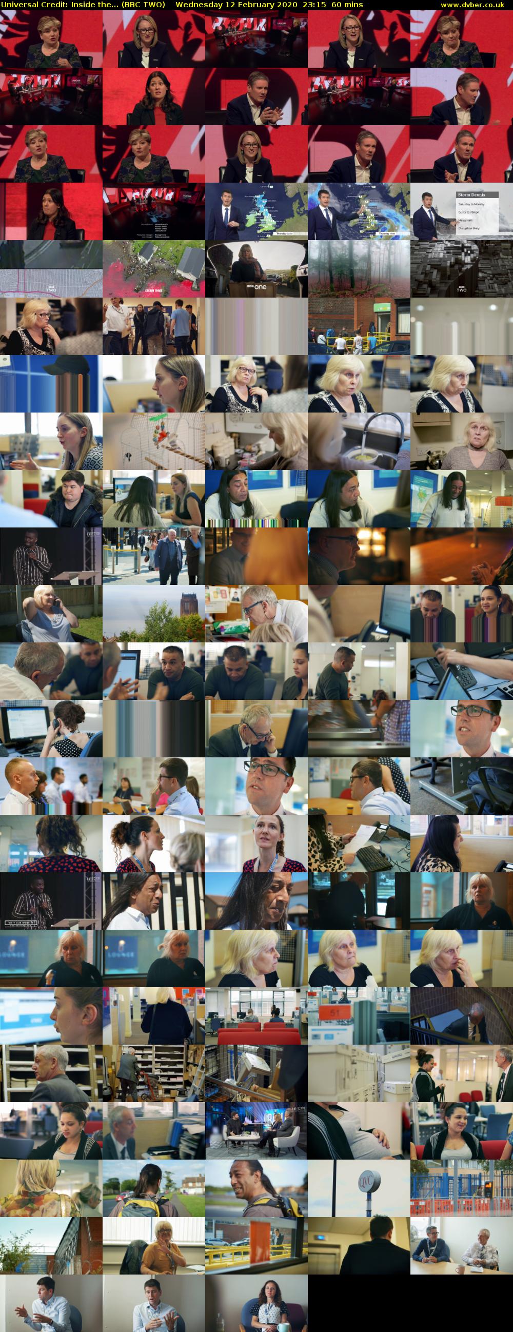 Universal Credit: Inside the... (BBC TWO) Wednesday 12 February 2020 23:15 - 00:15