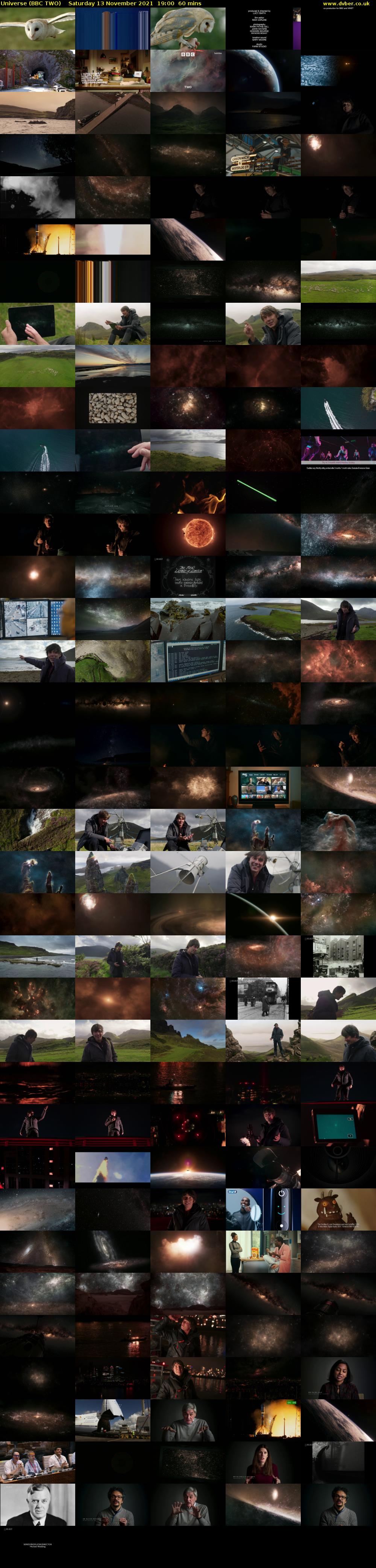 Universe (BBC TWO) Saturday 13 November 2021 19:00 - 20:00