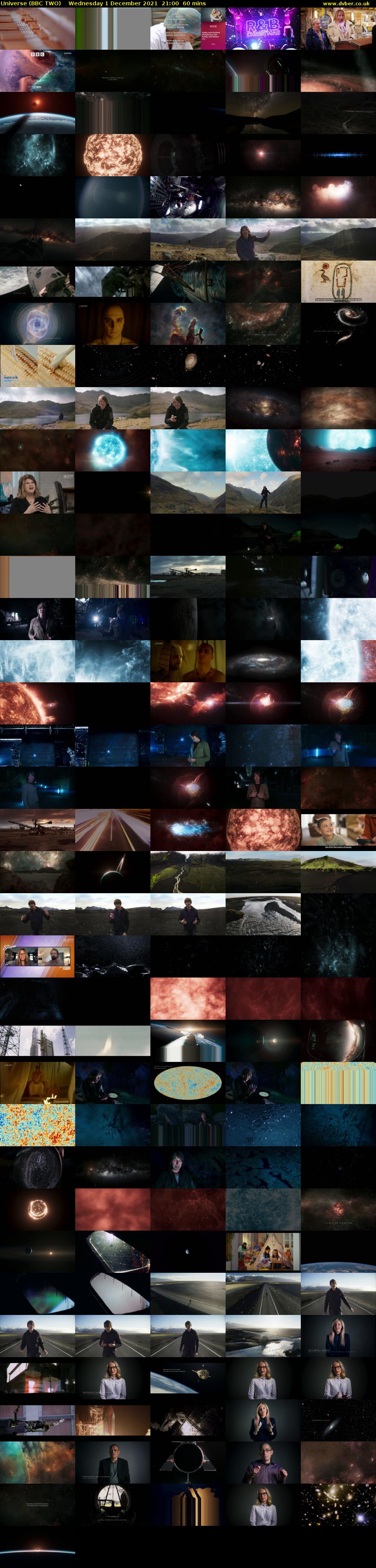 Universe (BBC TWO) Wednesday 1 December 2021 21:00 - 22:00