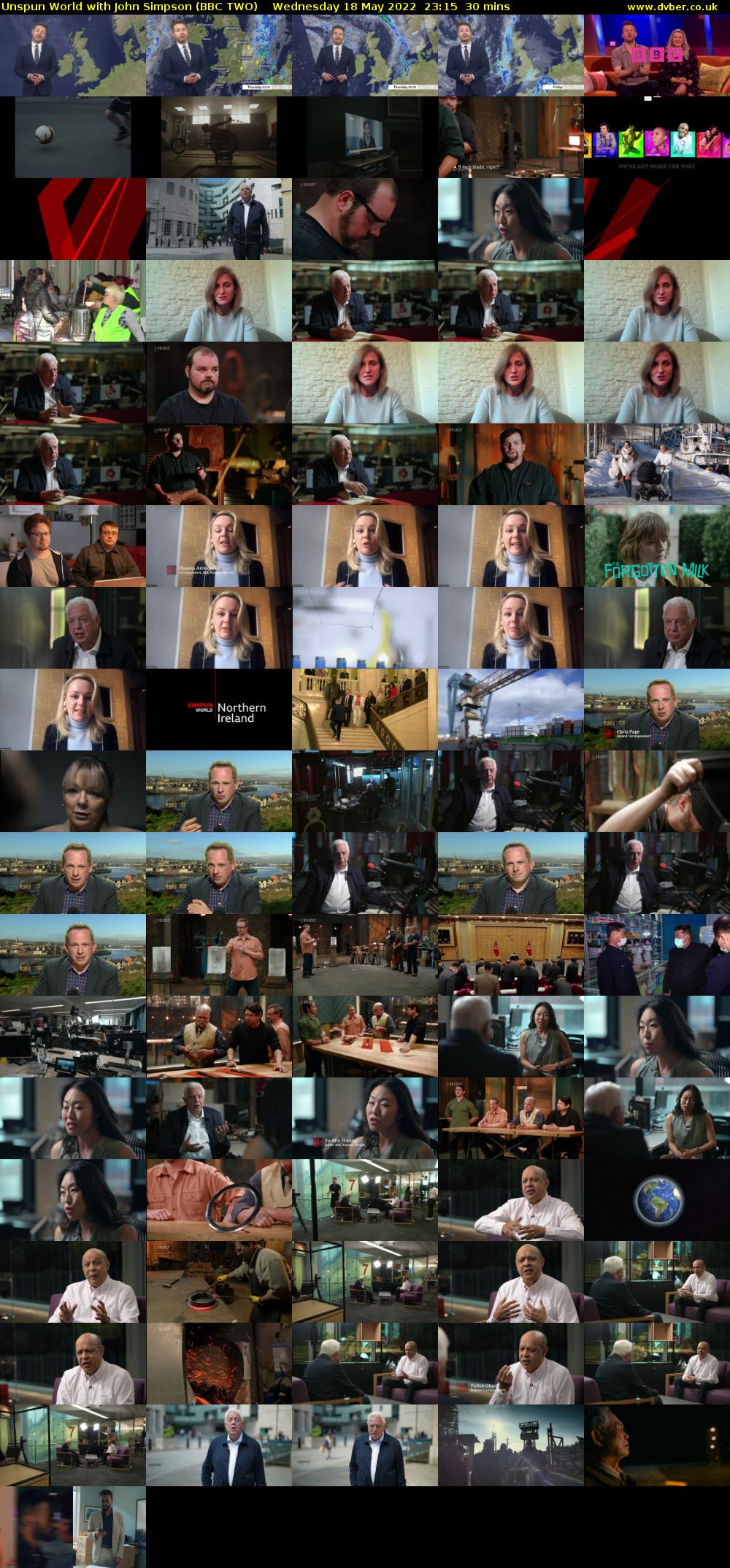 Unspun World with John Simpson (BBC TWO) Wednesday 18 May 2022 23:15 - 23:45