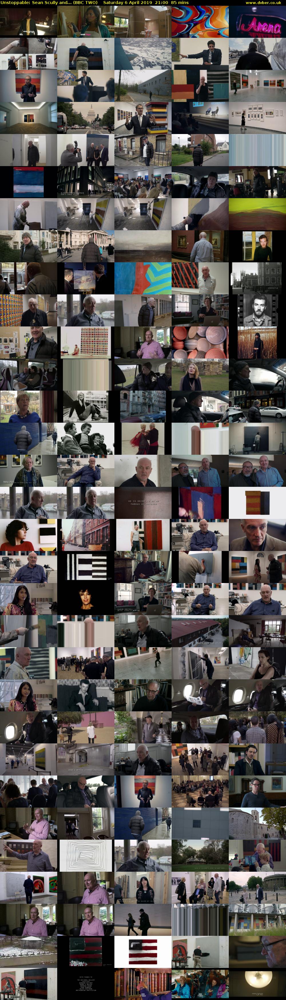 Unstoppable: Sean Scully and... (BBC TWO) Saturday 6 April 2019 21:00 - 22:25