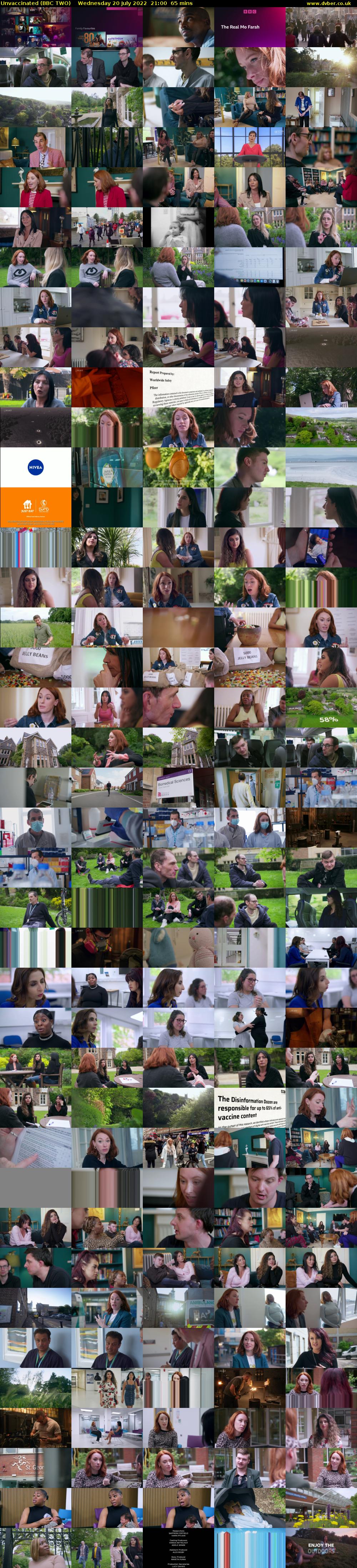 Unvaccinated (BBC TWO) Wednesday 20 July 2022 21:00 - 22:05