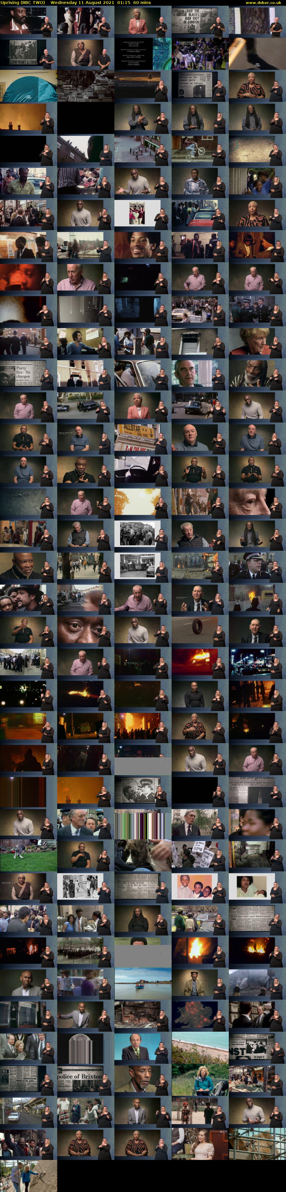 Uprising (BBC TWO) Wednesday 11 August 2021 01:15 - 02:15