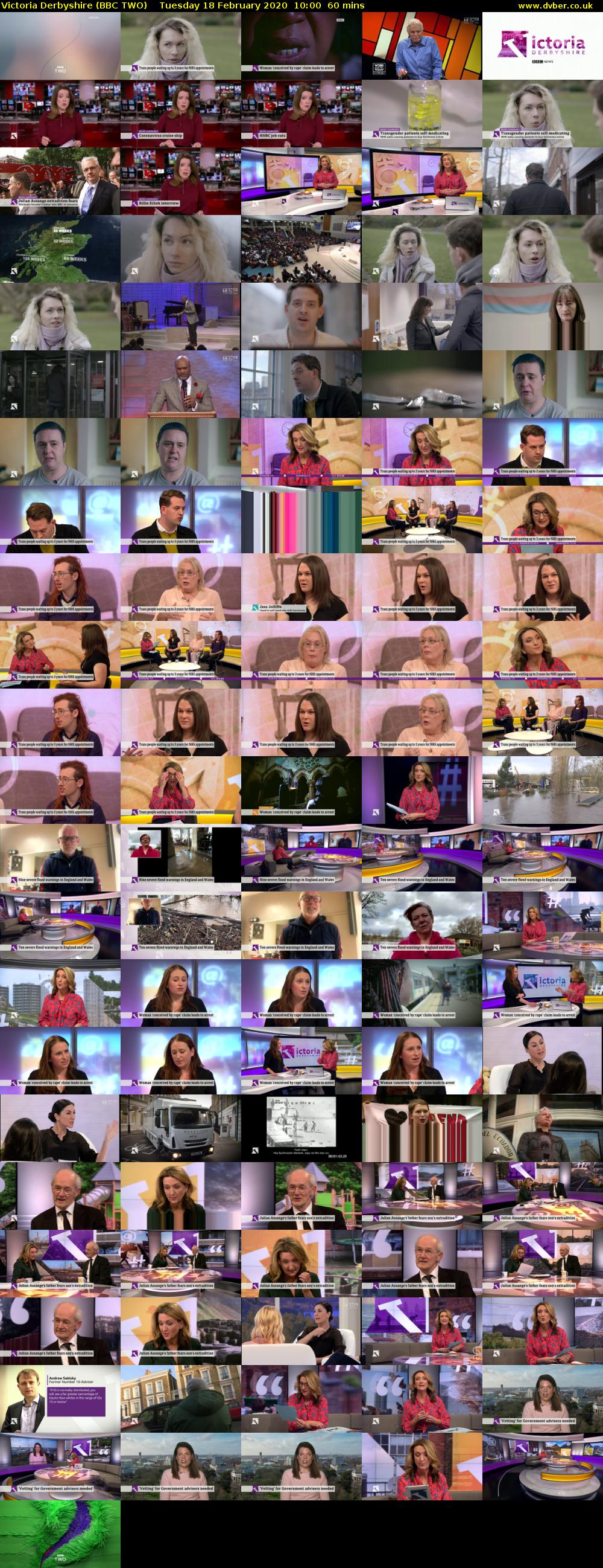 Victoria Derbyshire (BBC TWO) Tuesday 18 February 2020 10:00 - 11:00