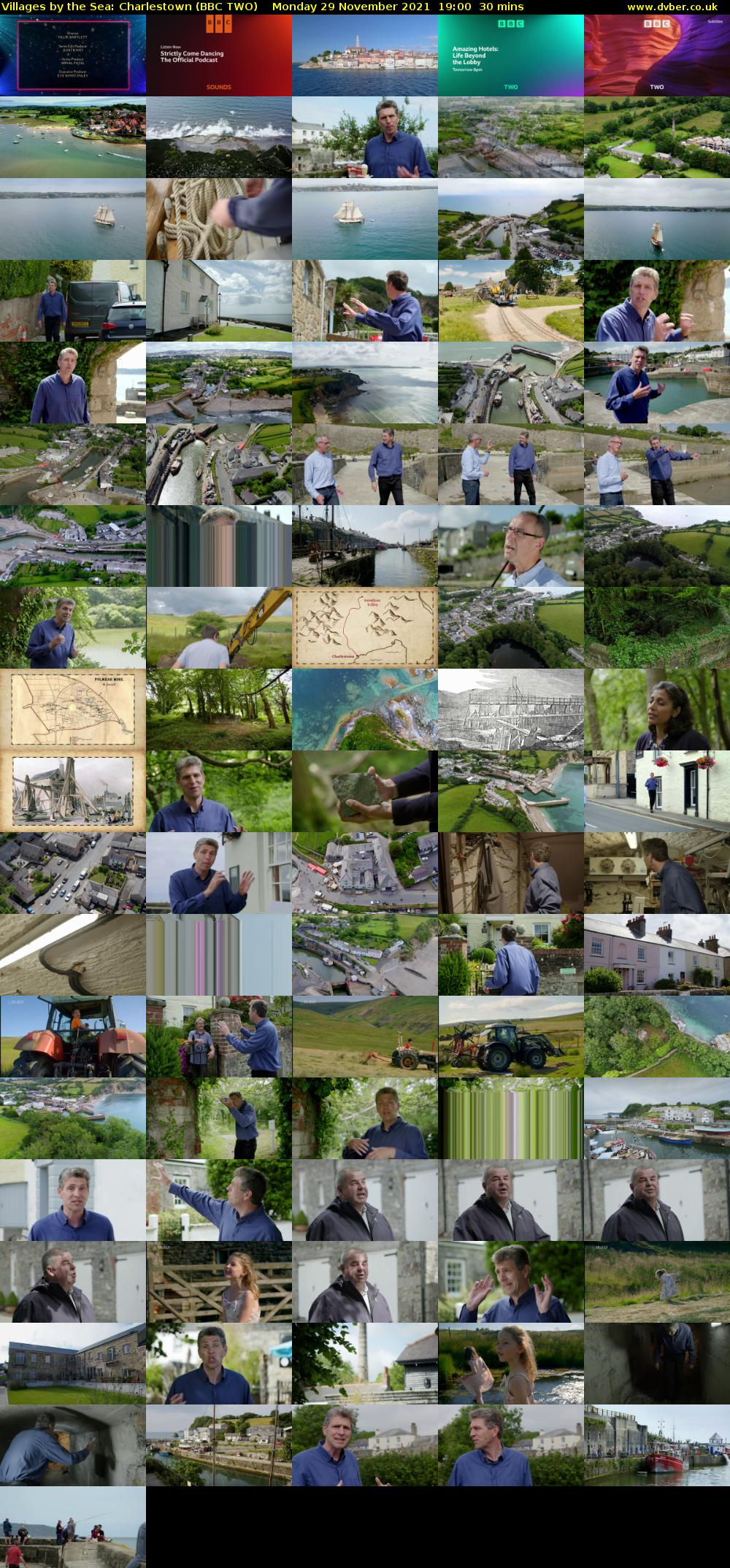 Villages by the Sea: Charlestown (BBC TWO) Monday 29 November 2021 19:00 - 19:30