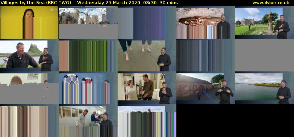 Villages by the Sea (BBC TWO) Wednesday 25 March 2020 08:30 - 09:00
