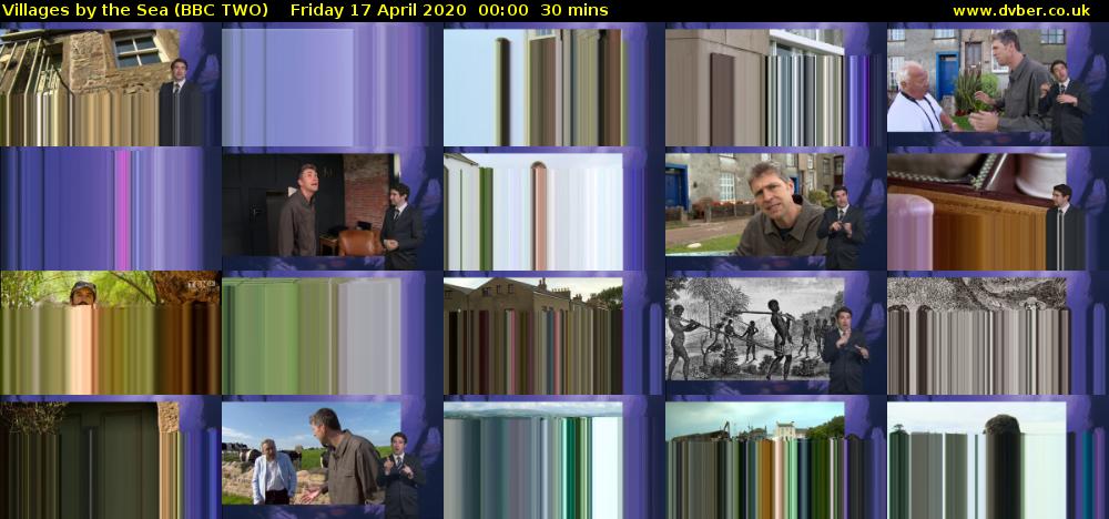 Villages by the Sea (BBC TWO) Friday 17 April 2020 00:00 - 00:30