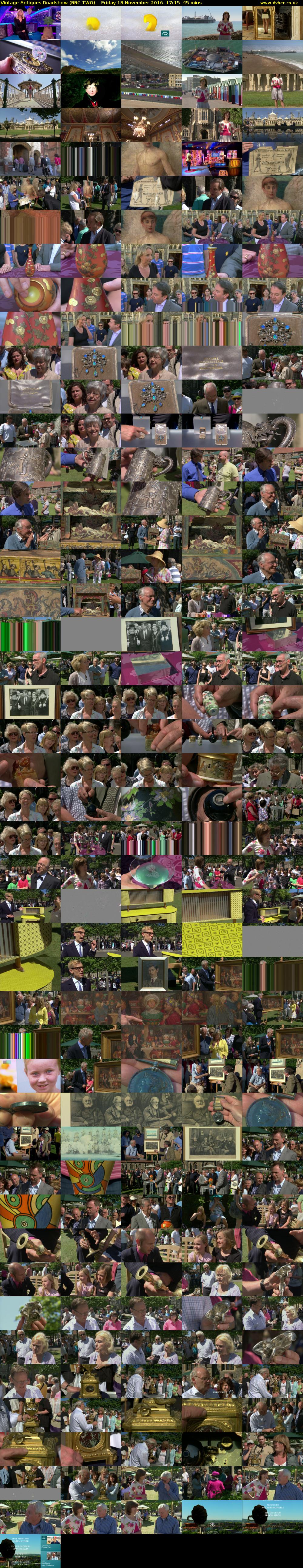 Vintage Antiques Roadshow (BBC TWO) Friday 18 November 2016 17:15 - 18:00