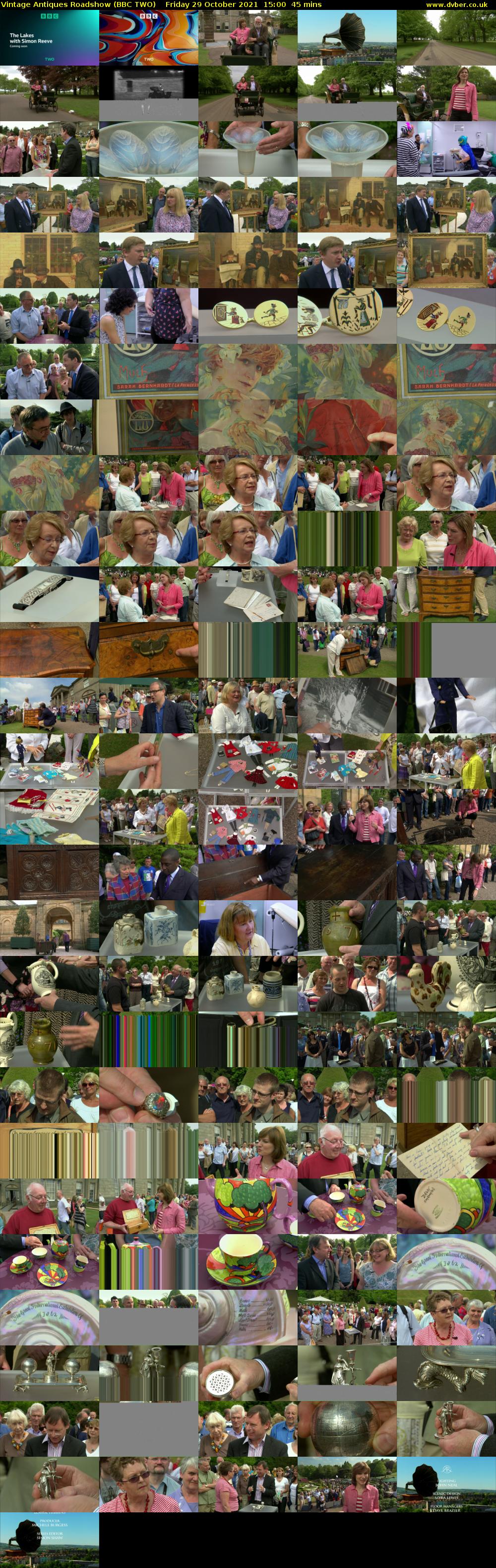 Vintage Antiques Roadshow (BBC TWO) Friday 29 October 2021 15:00 - 15:45