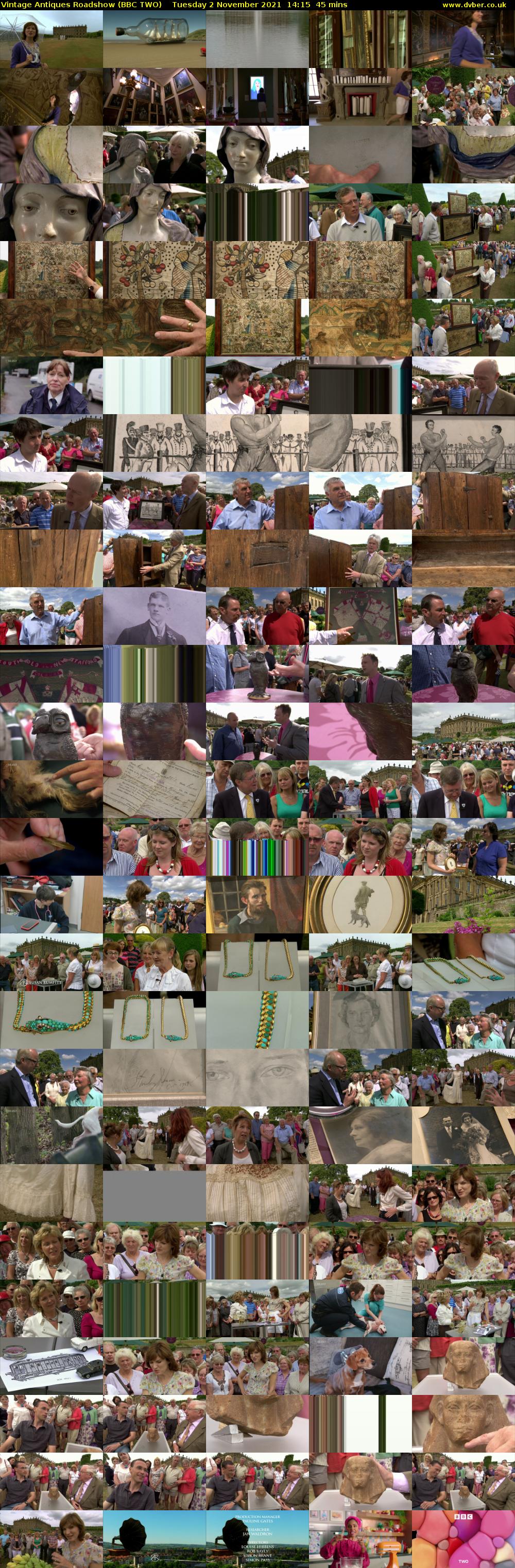 Vintage Antiques Roadshow (BBC TWO) Tuesday 2 November 2021 14:15 - 15:00