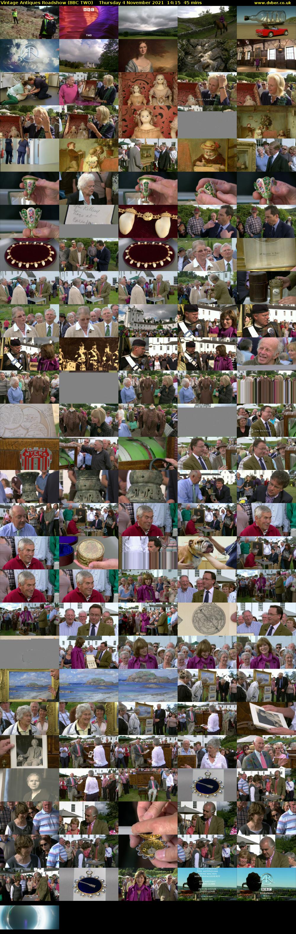 Vintage Antiques Roadshow (BBC TWO) Thursday 4 November 2021 14:15 - 15:00