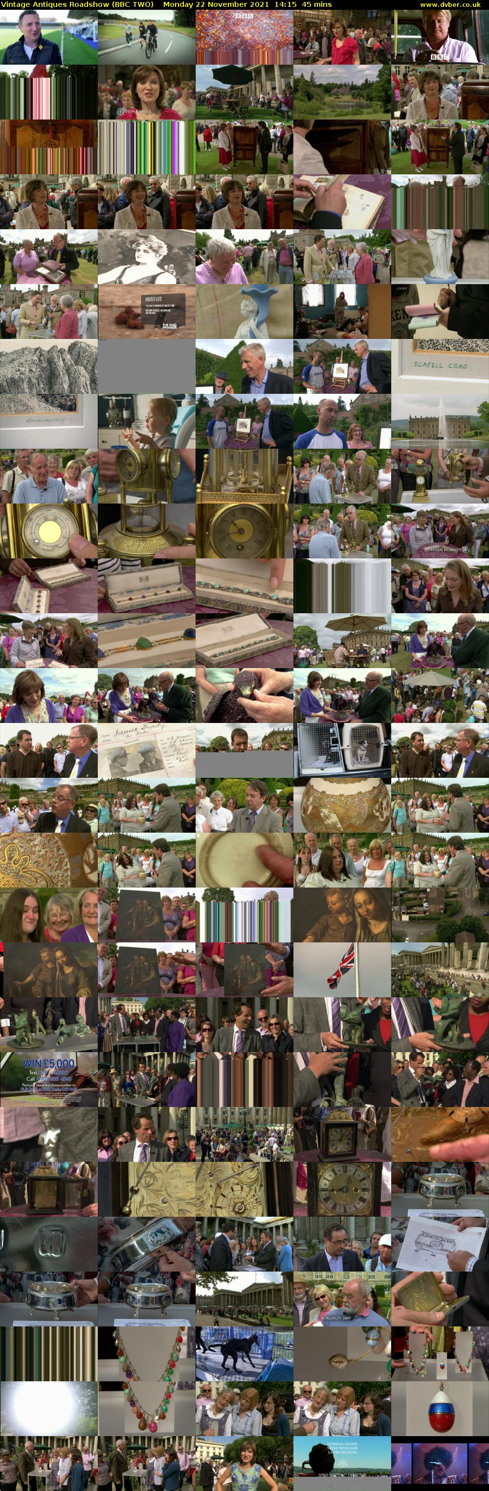 Vintage Antiques Roadshow (BBC TWO) Monday 22 November 2021 14:15 - 15:00