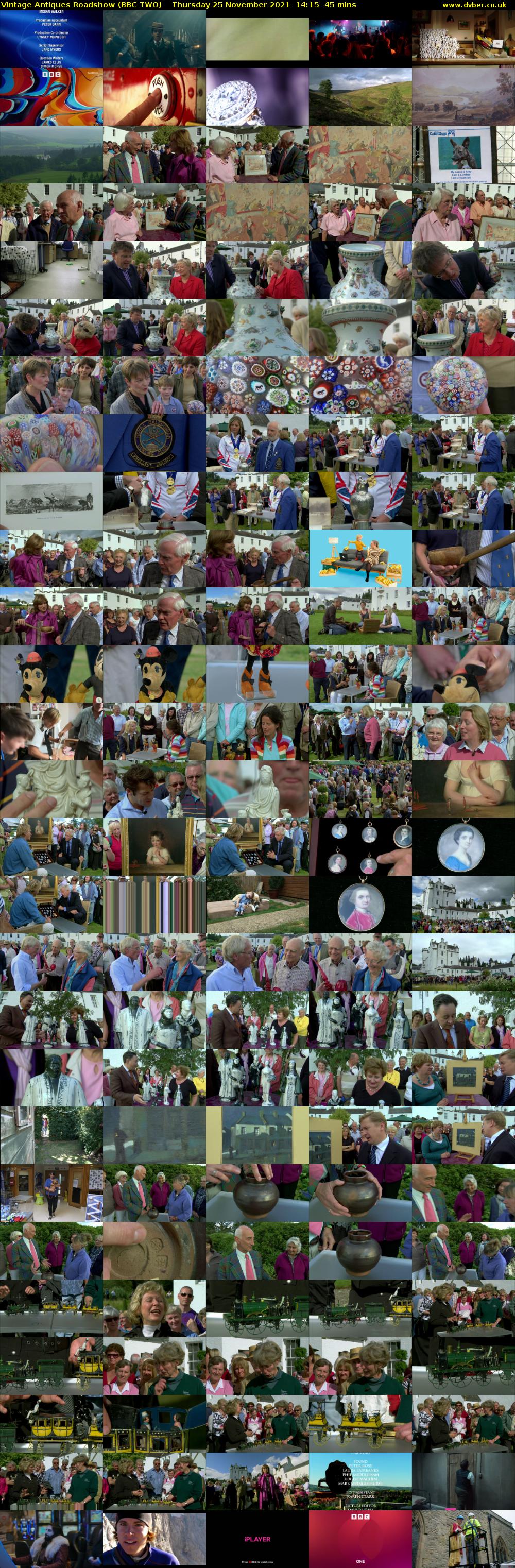 Vintage Antiques Roadshow (BBC TWO) Thursday 25 November 2021 14:15 - 15:00