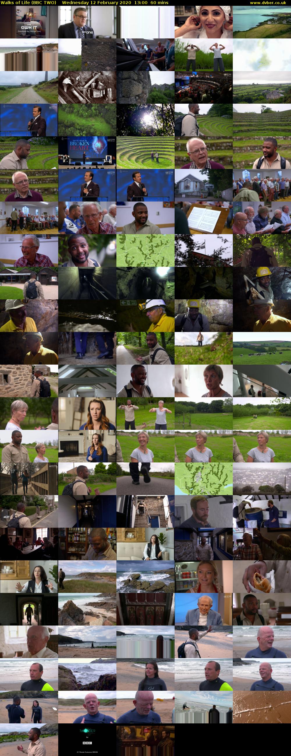 Walks of Life (BBC TWO) Wednesday 12 February 2020 13:00 - 14:00