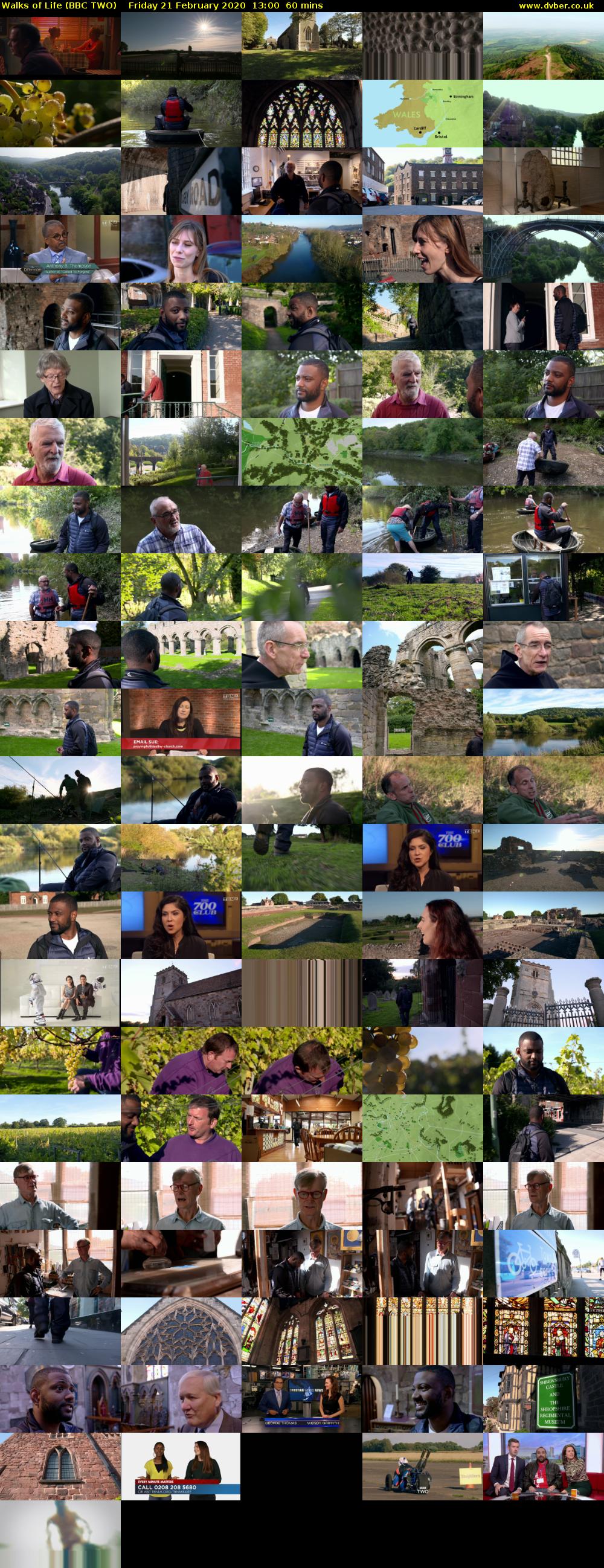 Walks of Life (BBC TWO) Friday 21 February 2020 13:00 - 14:00