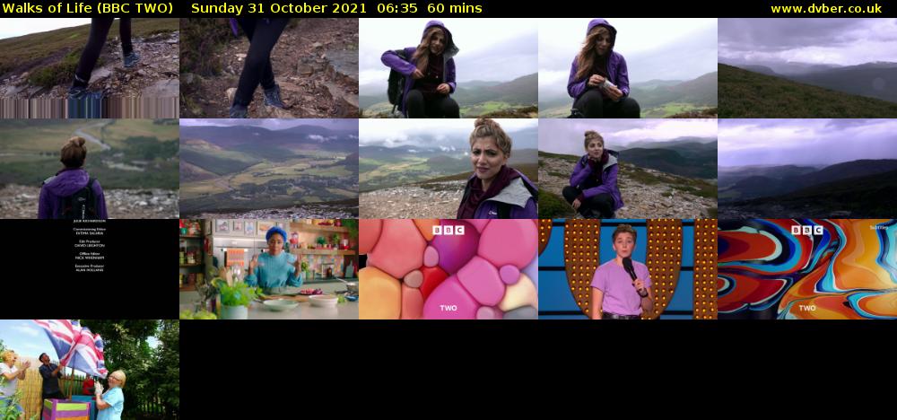 Walks of Life (BBC TWO) Sunday 31 October 2021 06:35 - 07:35