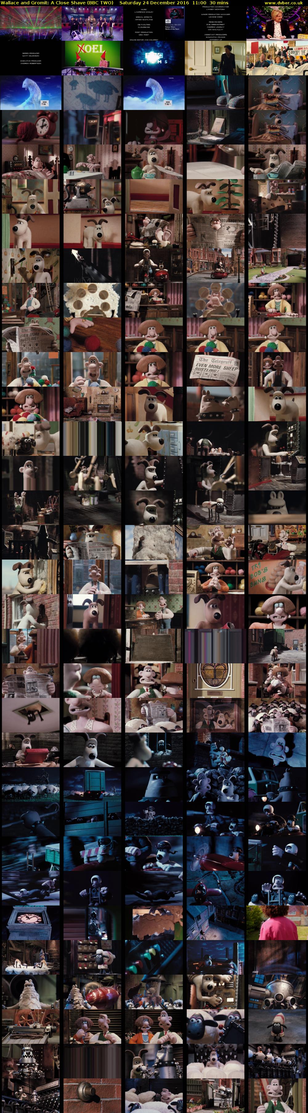Wallace and Gromit: A Close Shave (BBC TWO) Saturday 24 December 2016 11:00 - 11:30