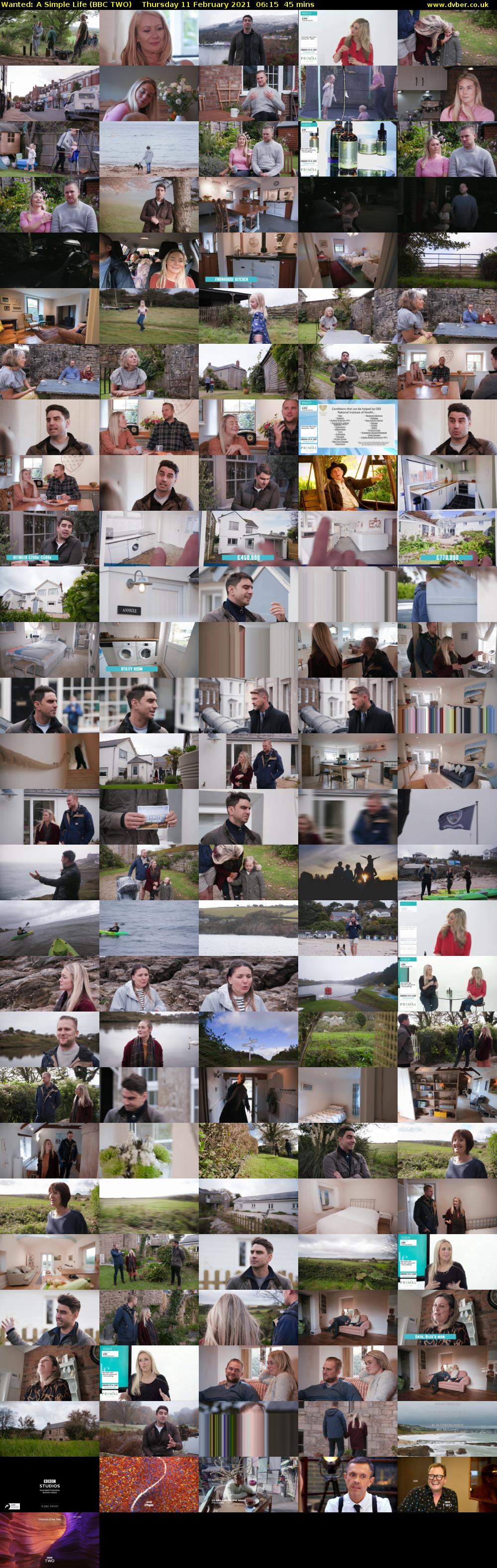 Wanted: A Simple Life (BBC TWO) Thursday 11 February 2021 06:15 - 07:00