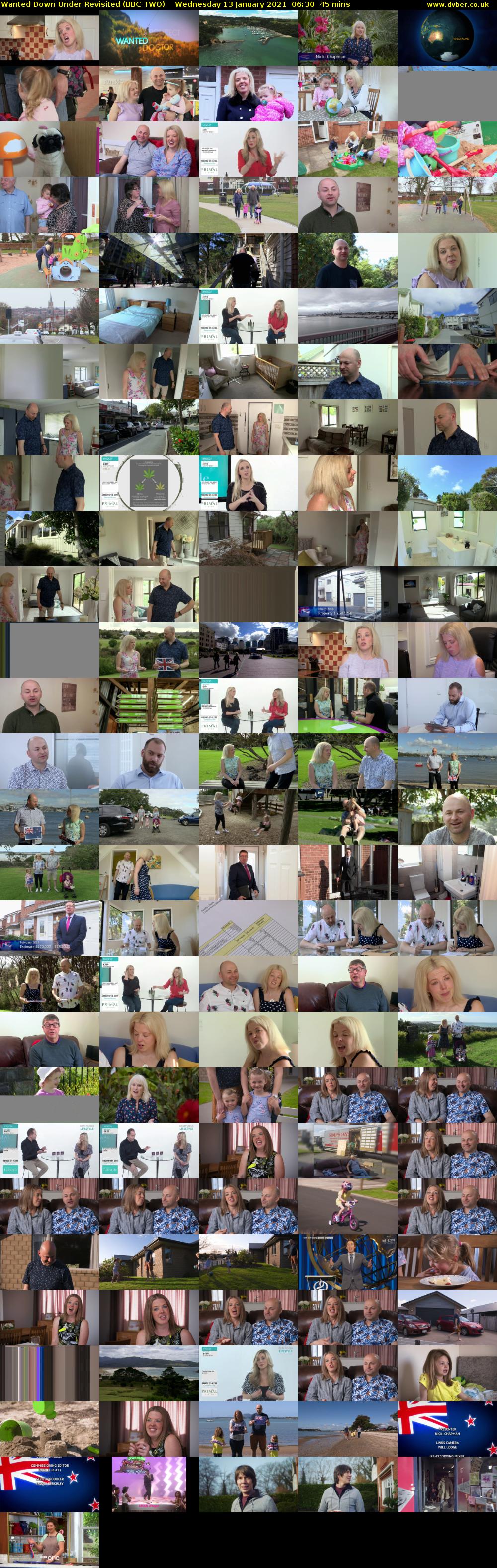 Wanted Down Under Revisited (BBC TWO) Wednesday 13 January 2021 06:30 - 07:15