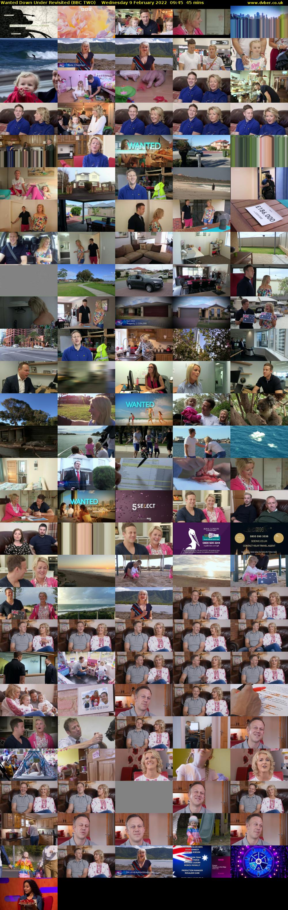 Wanted Down Under Revisited (BBC TWO) Wednesday 9 February 2022 09:45 - 10:30