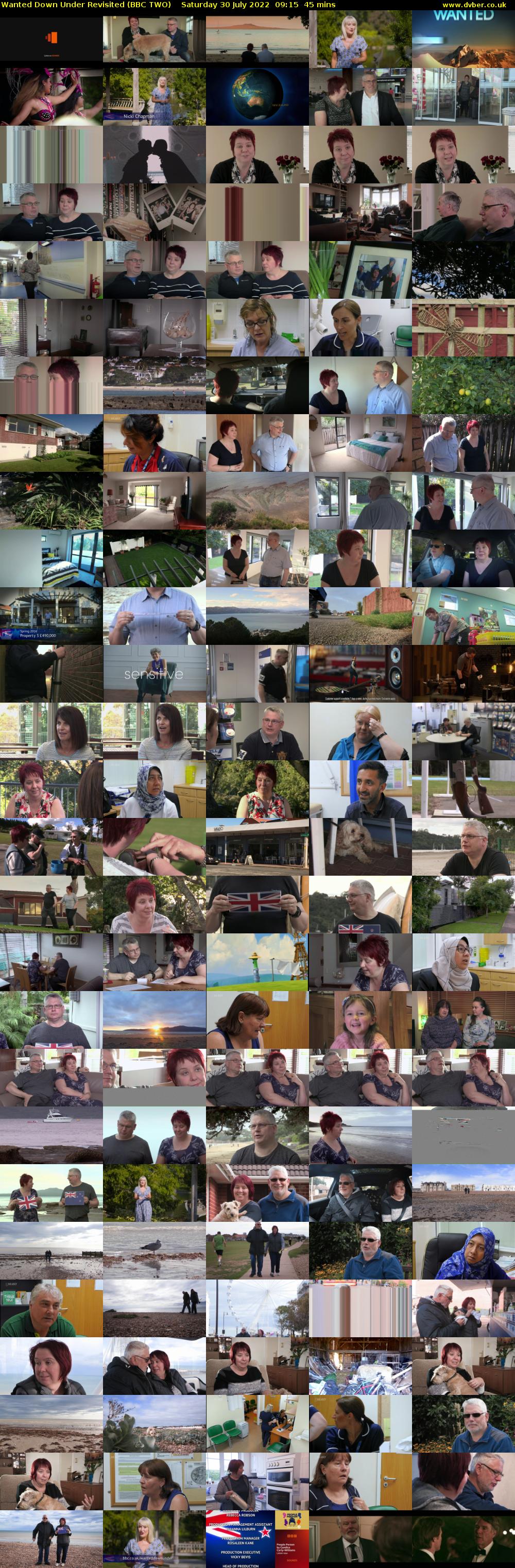 Wanted Down Under Revisited (BBC TWO) Saturday 30 July 2022 09:15 - 10:00