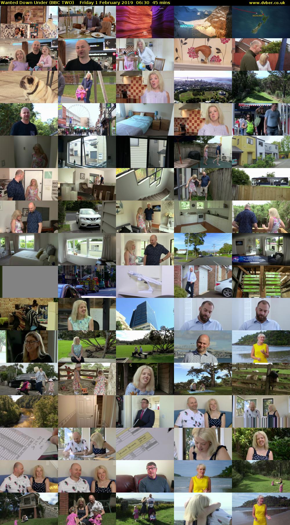 Wanted Down Under (BBC TWO) Friday 1 February 2019 06:30 - 07:15