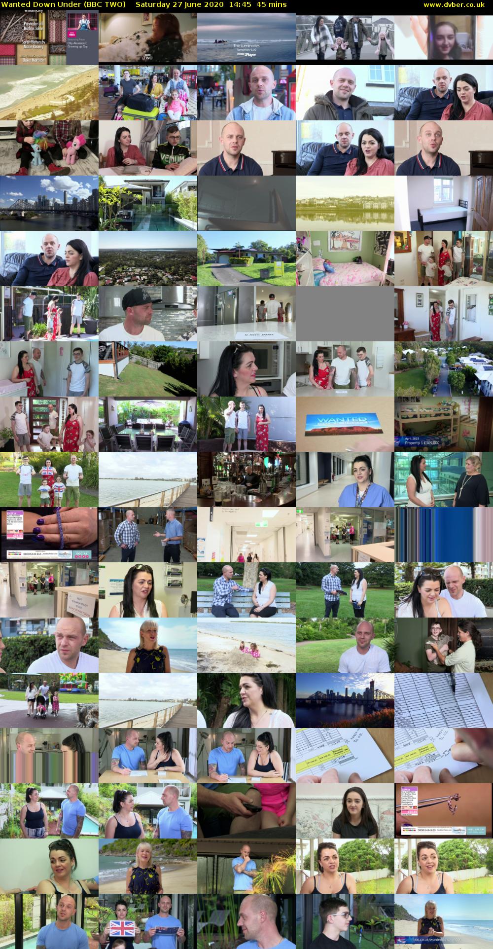 Wanted Down Under (BBC TWO) Saturday 27 June 2020 14:45 - 15:30