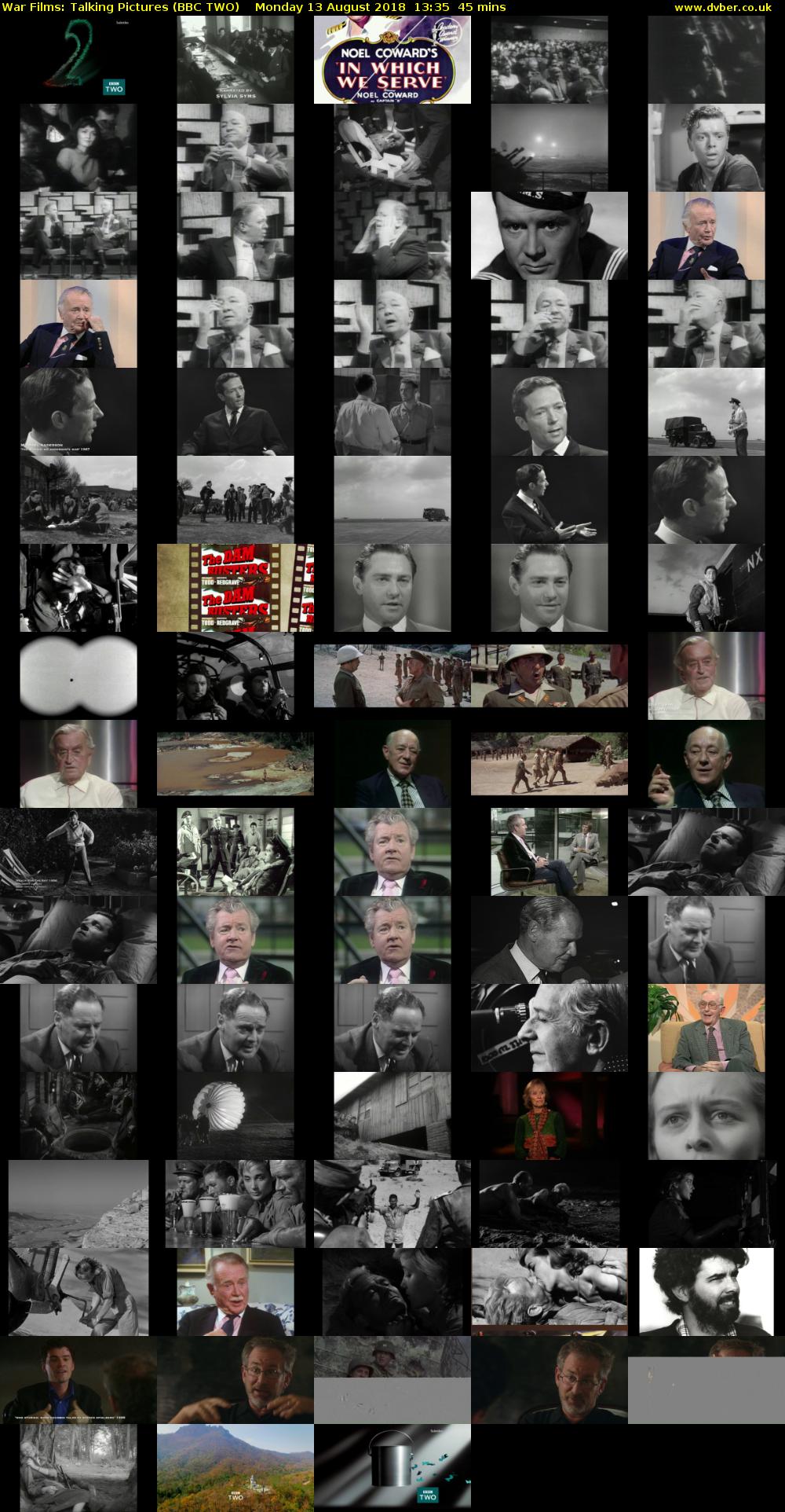 War Films: Talking Pictures (BBC TWO) Monday 13 August 2018 13:35 - 14:20