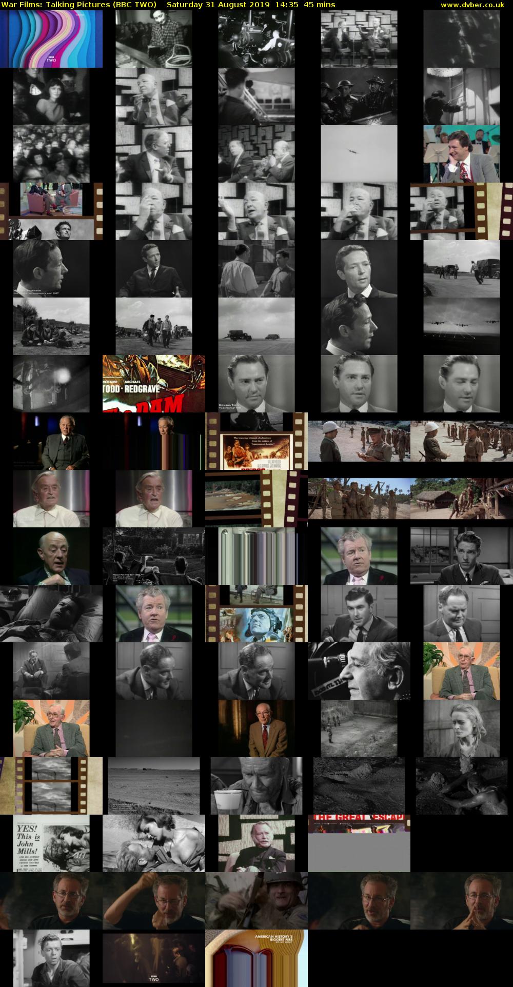 War Films: Talking Pictures (BBC TWO) Saturday 31 August 2019 14:35 - 15:20
